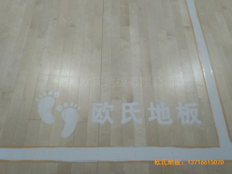 山西長(zhǎng)治雙創(chuàng)夢(mèng)工廠(chǎng)籃球體育地板施工案例4