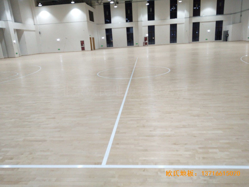 浙江寧波象山分?；@球館體育地板鋪裝案例4
