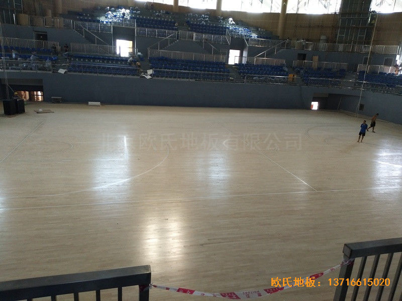 湖南黃花坪體育館運動地板鋪裝案例4
