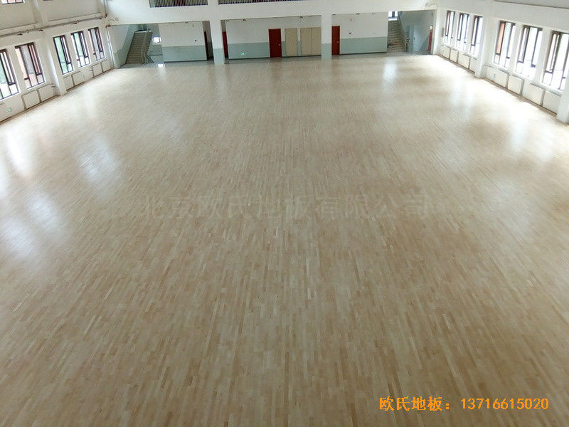 北京趙全營鎮(zhèn)天順小學(xué)體育館運(yùn)動(dòng)木地板鋪設(shè)案例0